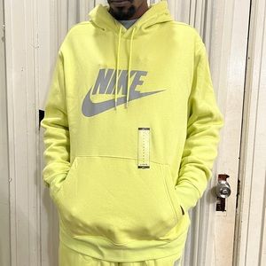 NIKE HOODY NEON GREEN